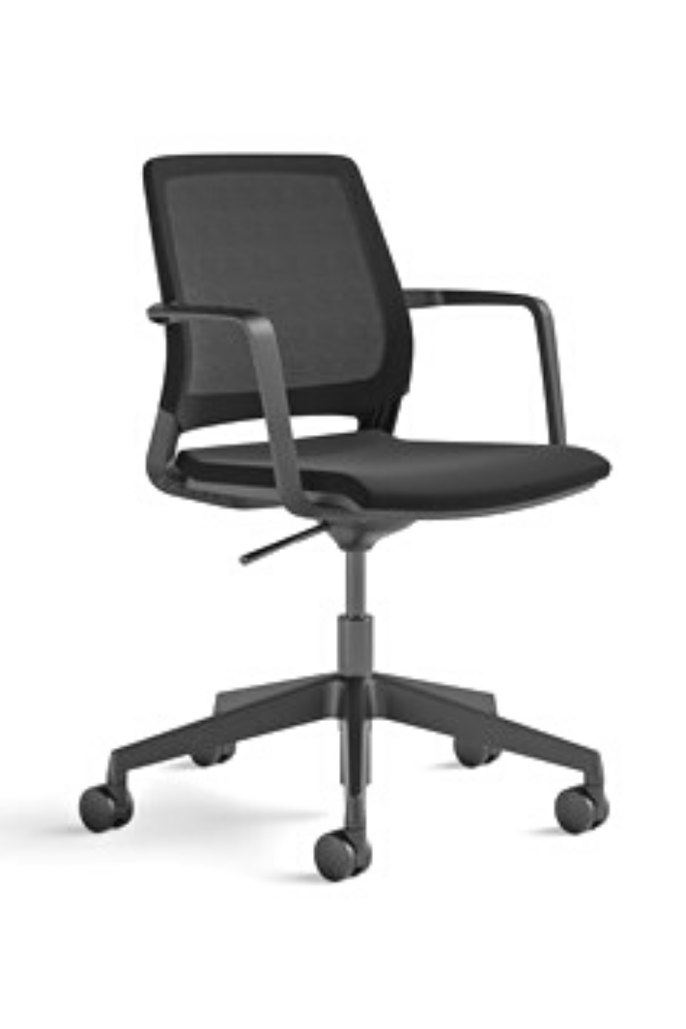 Safco Medina 6828BL Conference Chair - Ergonomic Office Chair for Comfortable Meetings & Professional Workspaces