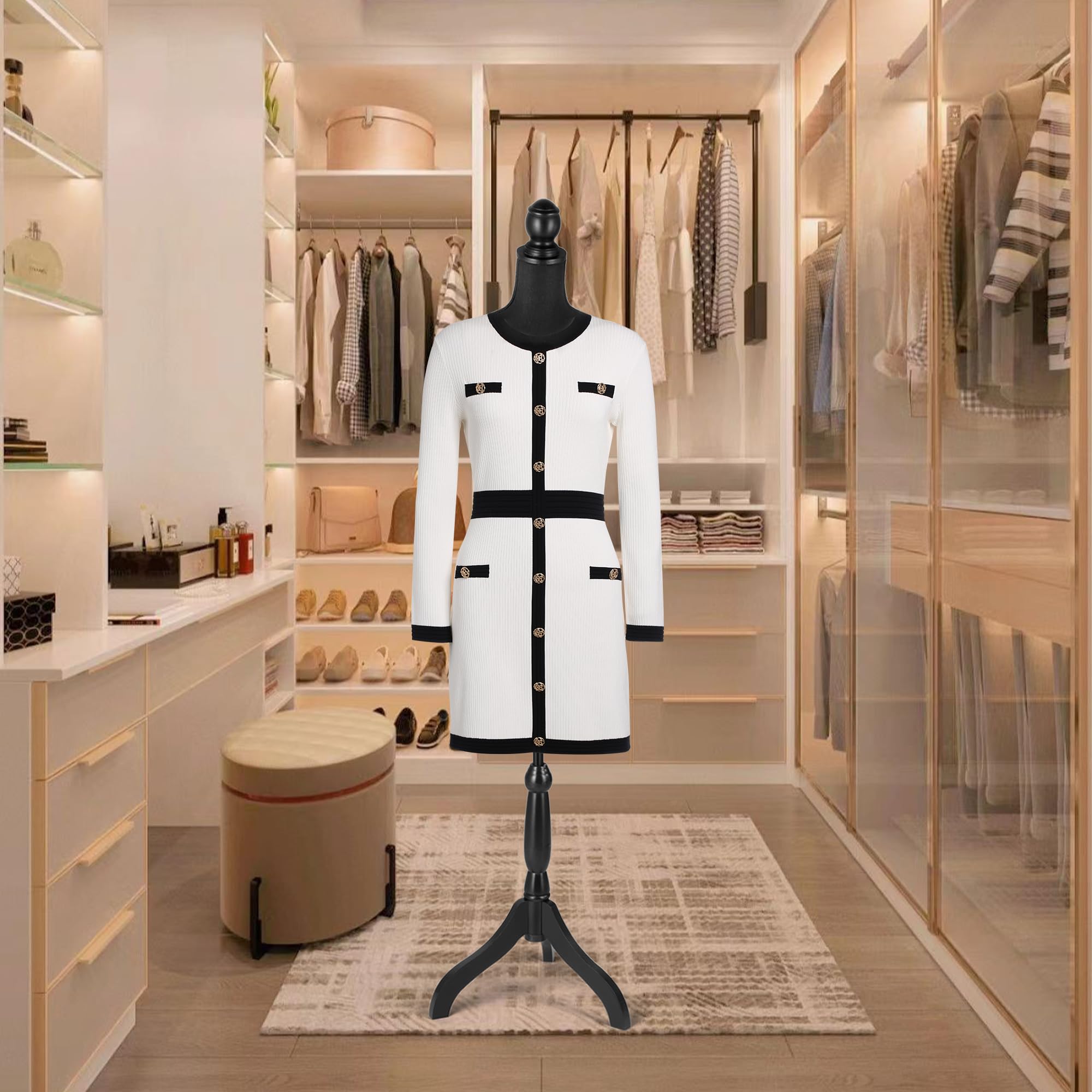 Adjustable Female Dress Form Mannequin 52-67