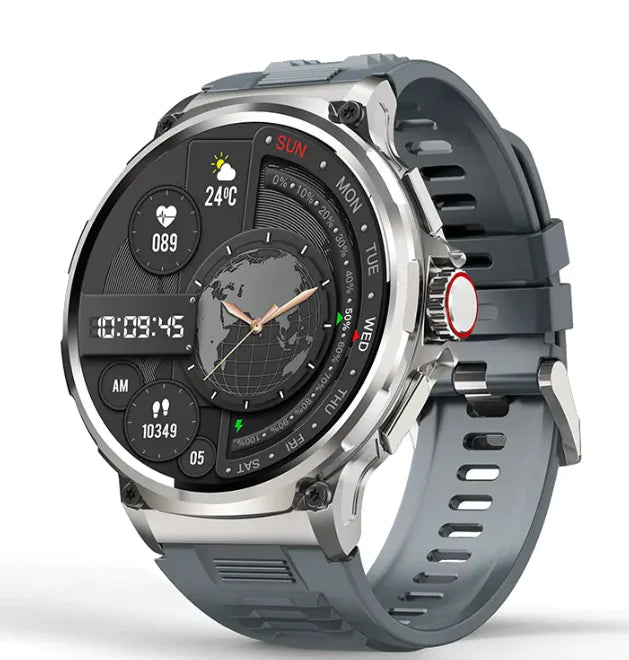 Bluetooth Multi-Sport Smartwatch with Heart Rate & SpO2 Monitoring - Fitness Tracker for Running, Cycling & Swimming - Perfect for Athletes & Outdoor Enthusiasts