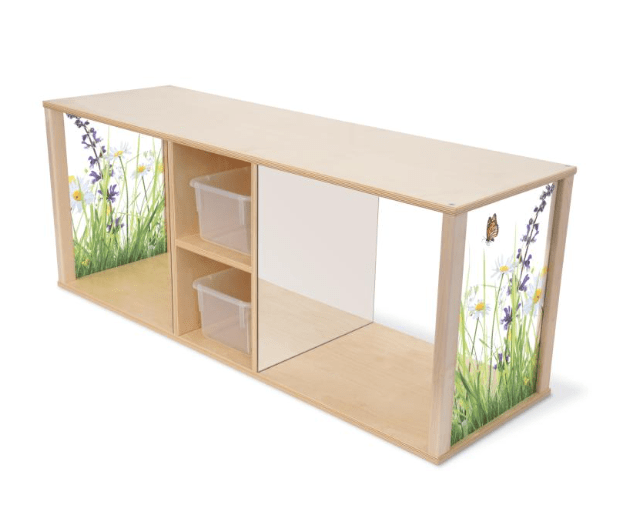 Nature View Discovery Crawl Thru Cabinet WB0861 - Interactive Wooden Activity Center for Toddlers 1-3 Years | Montessori Learning Toy for Sensory Play & Early Childhood Development | Perfect for Daycare, Preschool & Home Playrooms