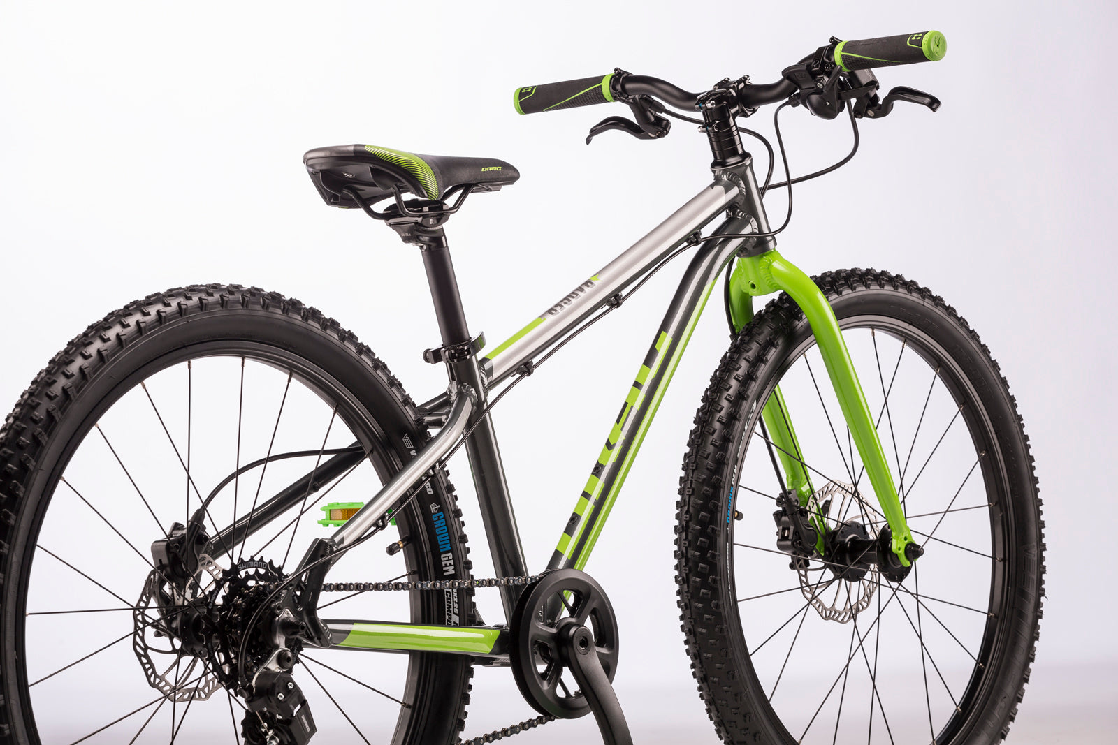 DRAG Badger Lite Disc 24 Inch Kids Bike - Lightweight Aluminum Frame, Adjustable Seat, Training Wheels for Boys & Girls Ages 6-12 | Perfect for Neighborhood Rides, Parks & Beginner Cyclists