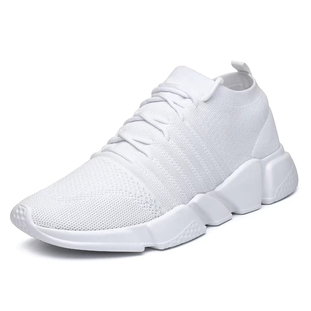 GSLMOLN Unisex Slip-On Sneakers - Ultra-Sock Knit Lightweight Walking Shoes for Men & Women | Breathable Soft Sole Casual Shoes for Gym, Travel & Everyday Wear