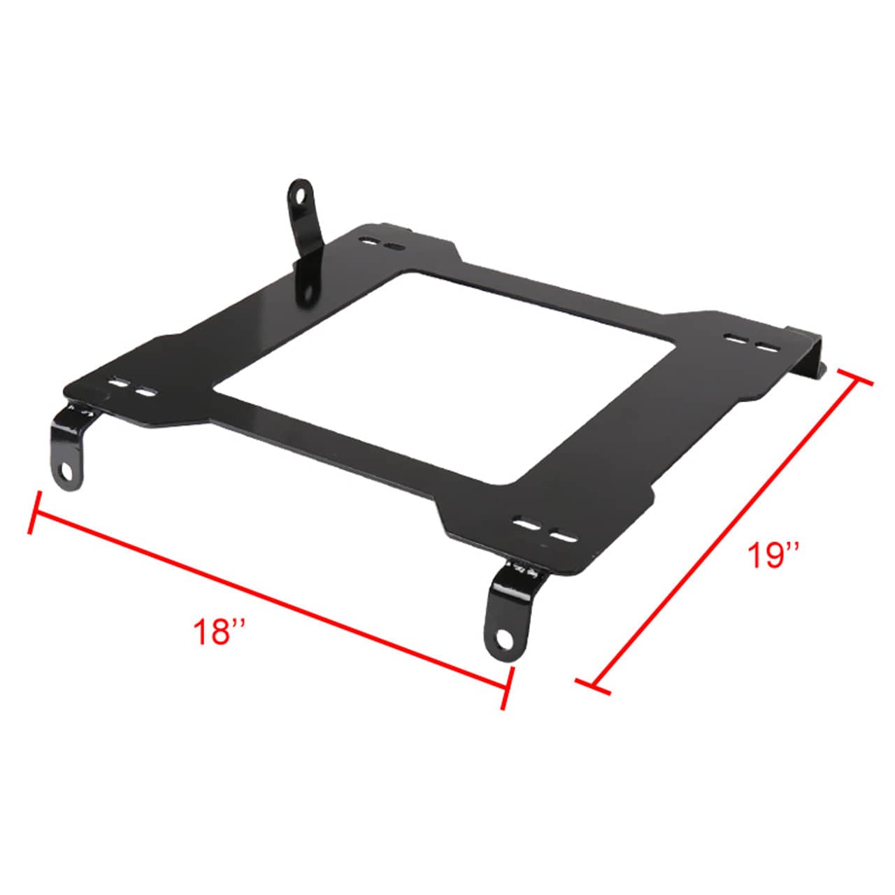 2005-2014 Ford Mustang Seat Brackets - Heavy Duty Steel Racing Seat Mounts (2-Piece Set) for Enhanced Driving Performance & Track Use