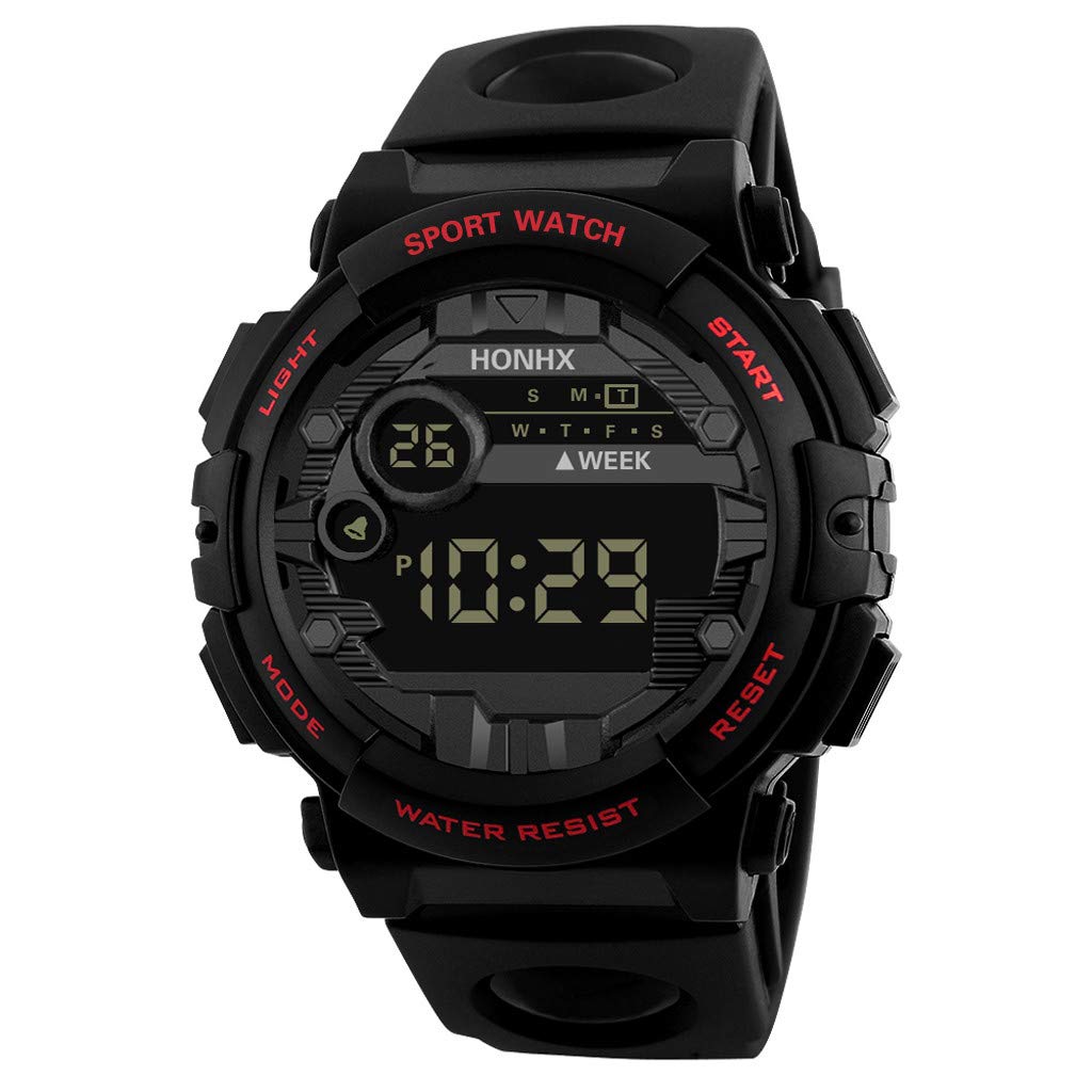 Premium Digital LED Sports Watch for Men - Waterproof Luxury Outdoor Smartwatch with Date Display - Perfect for Running, Hiking, Gym & Daily Wear