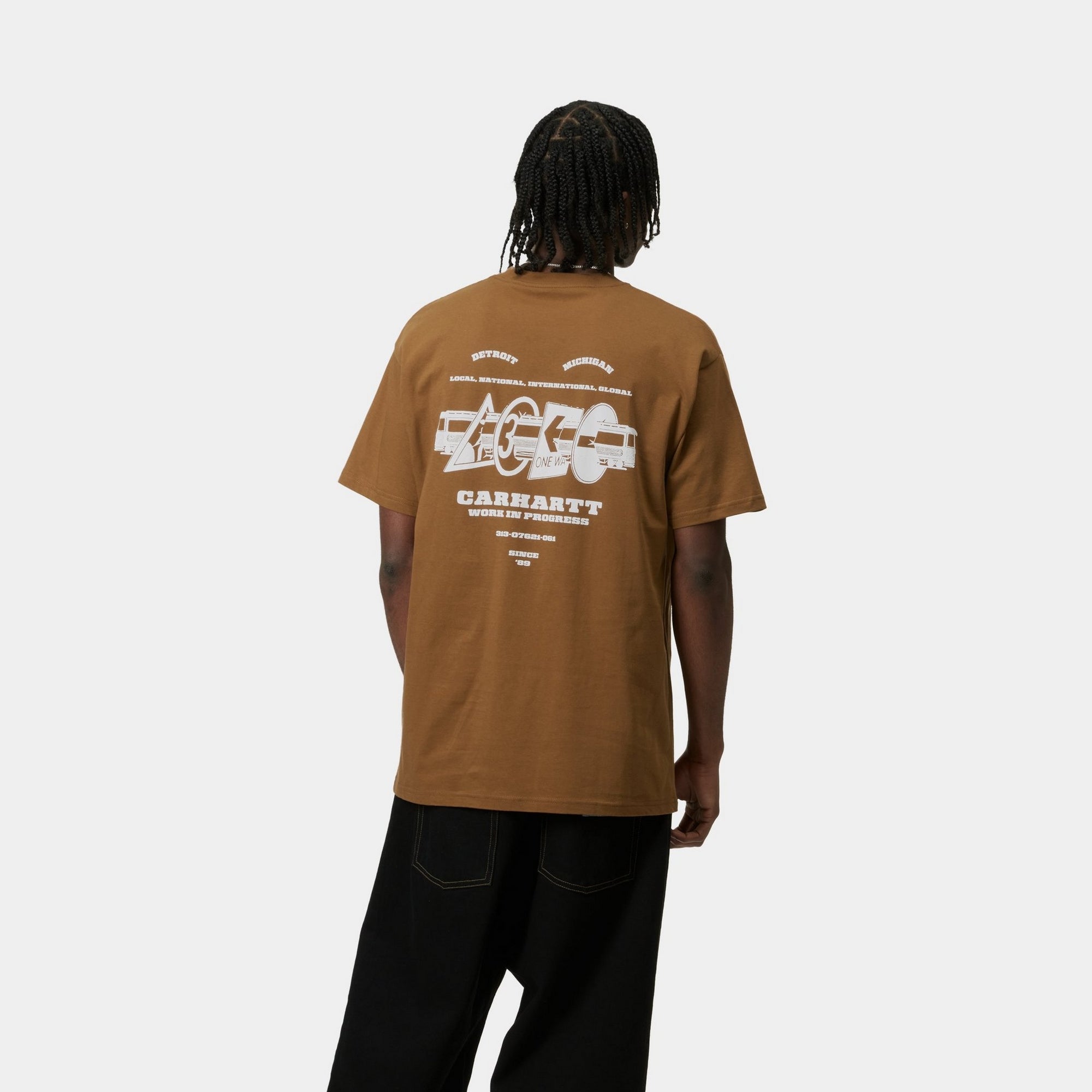 Runaway Graphic T-Shirt - Hamilton Brown & White Vintage Style Tee for Casual Wear, Street Fashion, and Everyday Outfits