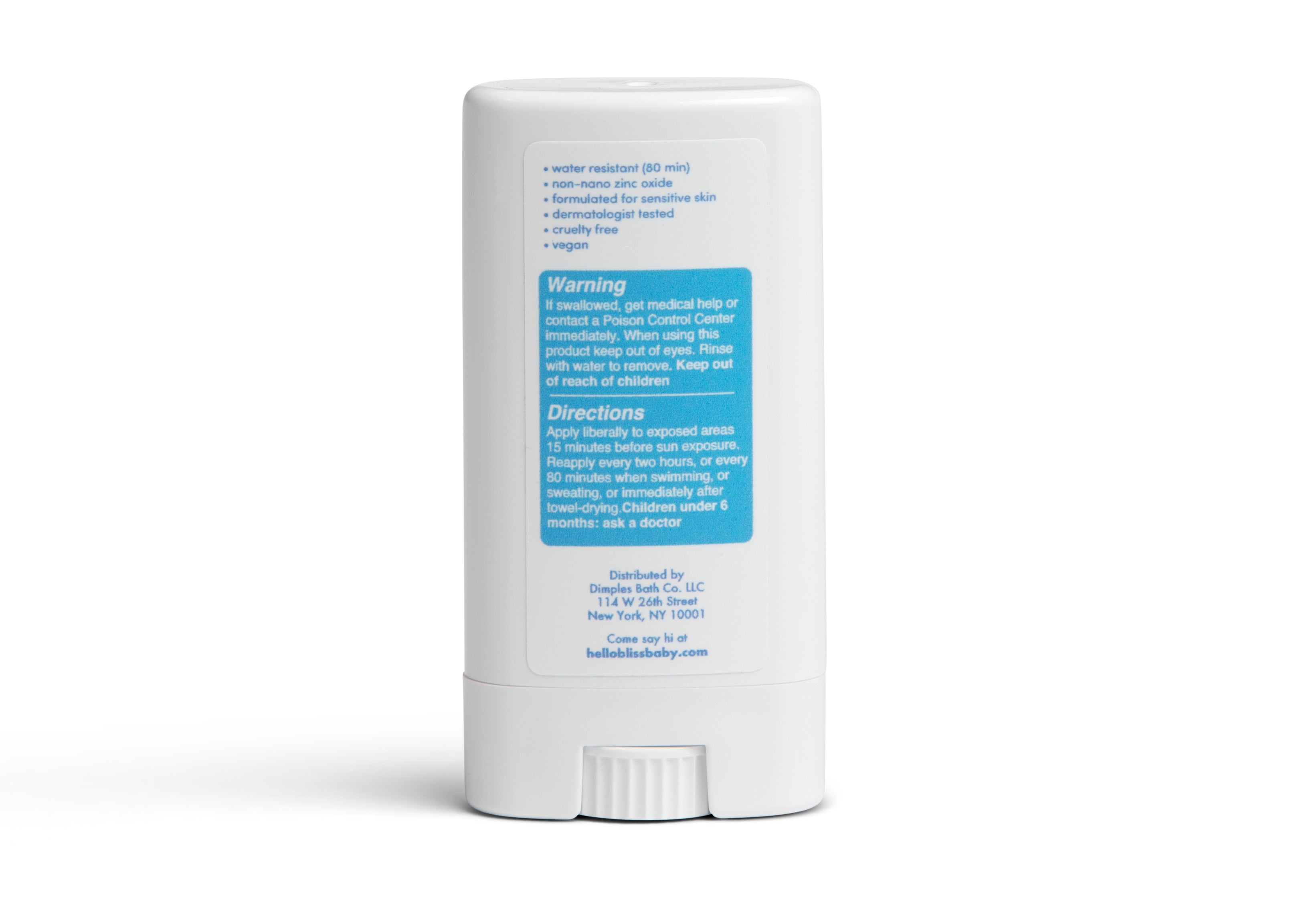 New Kid on the Block Mineral Sunscreen Stick SPF 50 - Broad Spectrum UVA/UVB Protection, Water Resistant, Reef Safe - Perfect for Kids Outdoor Activities, Beach & Sports