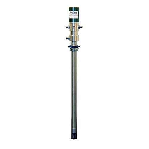 JohnDow 3:1 Pneumatic Oil Pump for 55-Gallon Drum - High Efficiency Industrial Fluid Transfer - Perfect for Automotive Shops, Factories & DIY Oil Changes (Model JD-3615)