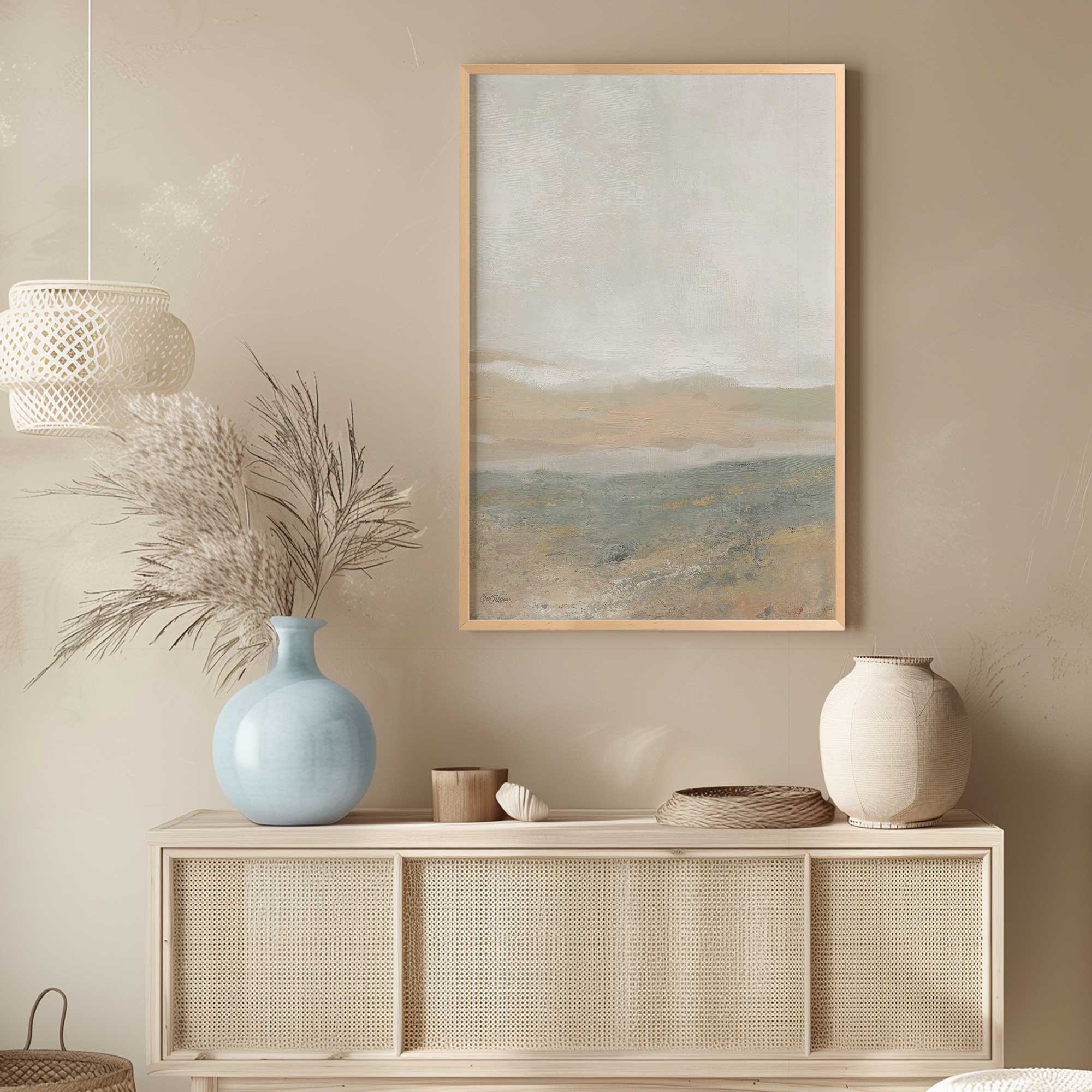 Abstract Earthsong Print - Modern Canvas Wall Art for Home & Office Decor | Perfect for Living Room, Bedroom, and Workspace