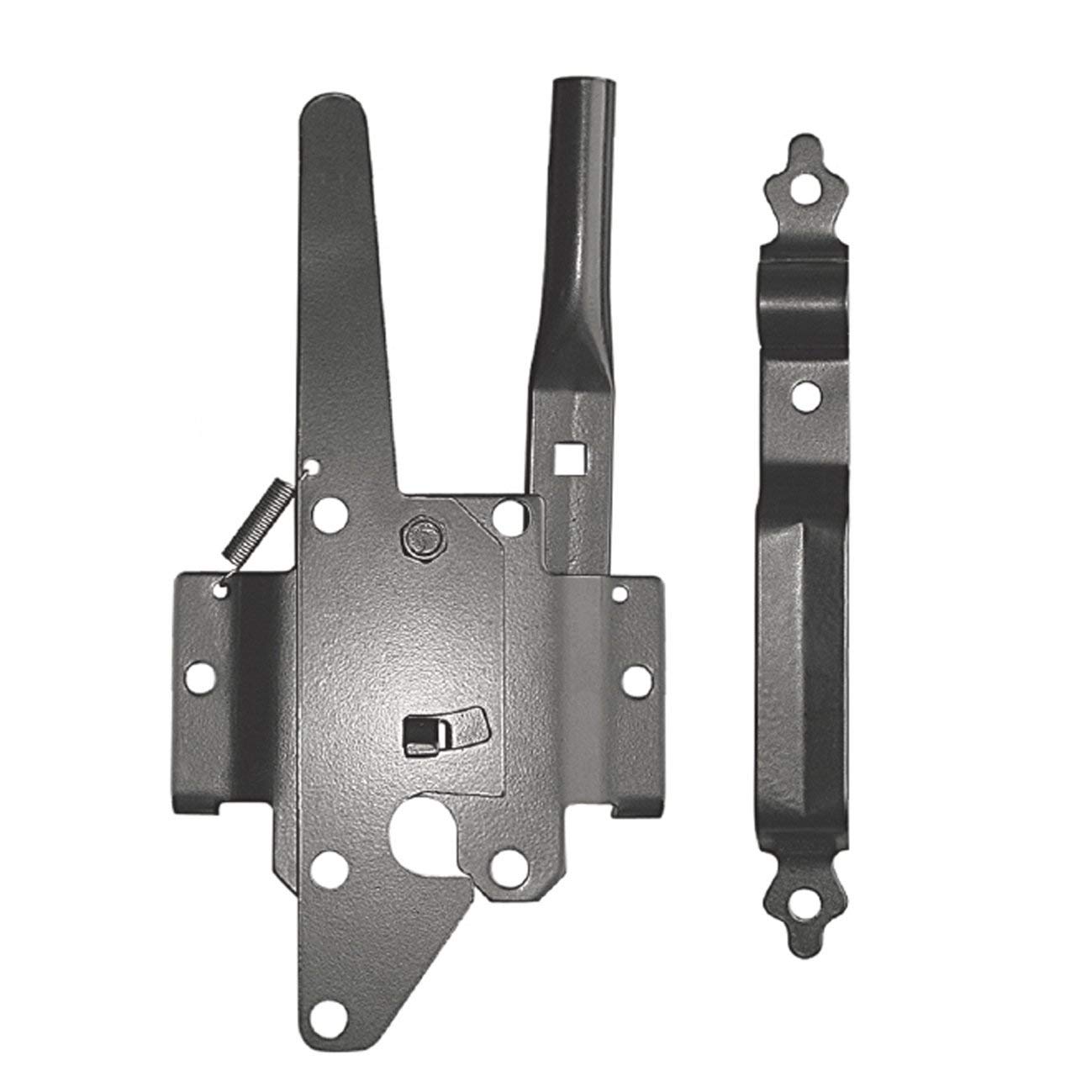 Nuvo Iron Deluxe Traditional Post Latch with Ultimate Handle - Heavy Duty Door Latch for Barns, Sheds & Gates - Durable Metal Hardware for Outdoor & Farm Use