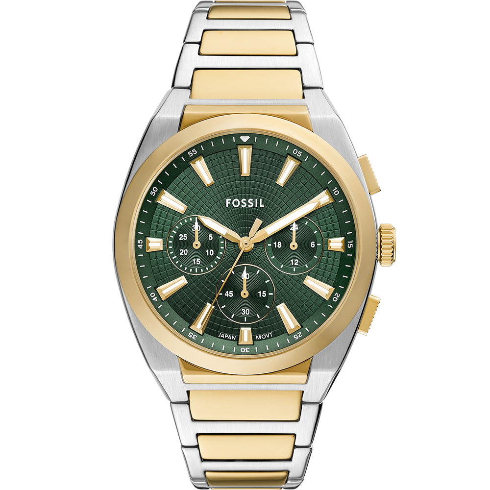 Fossil Everett FS6106 Men's Chronograph Watch - Stylish Analog Quartz Watch for Business, Casual & Everyday Wear