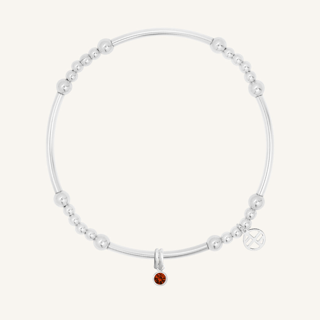 Birthstone Bracelet for Women - Personalized Aura Crystal Jewelry for Gifts, Healing & Spiritual Energy - Perfect for Birthdays, Anniversaries & Meditation