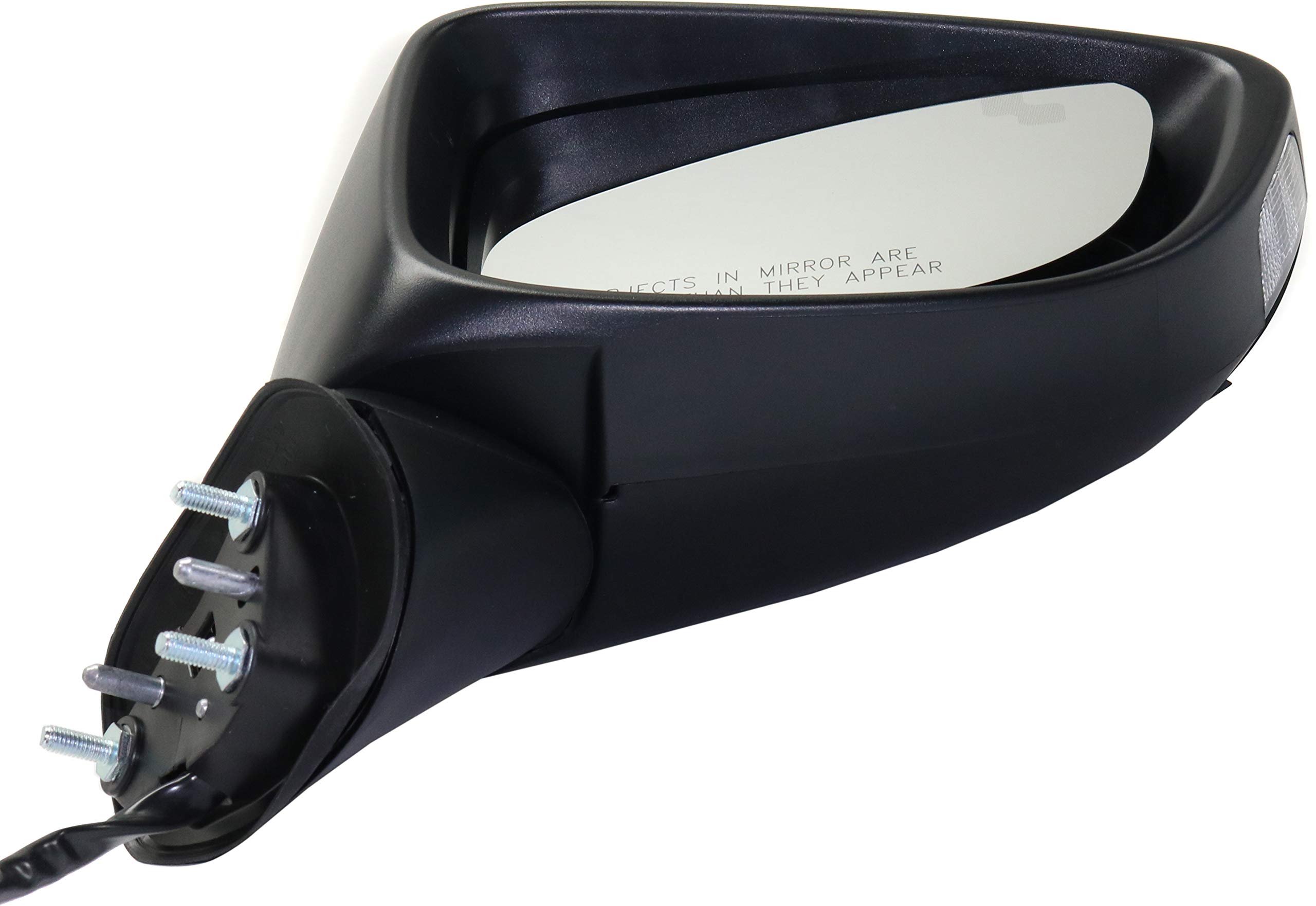 2014-2016 Mazda 6 Passenger Side Power Mirror with Turn Signal & Blind Spot Monitor - Kool Vue Non-Heated Replacement for Models Without Surround View (Paintable) - Perfect for Safe Lane Changes & Parking Assistance