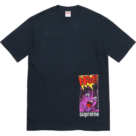 Supreme Does It Work T-Shirt - Navy Blue Cotton Streetwear Tee for Men | Casual Wear, Street Style & Urban Fashion