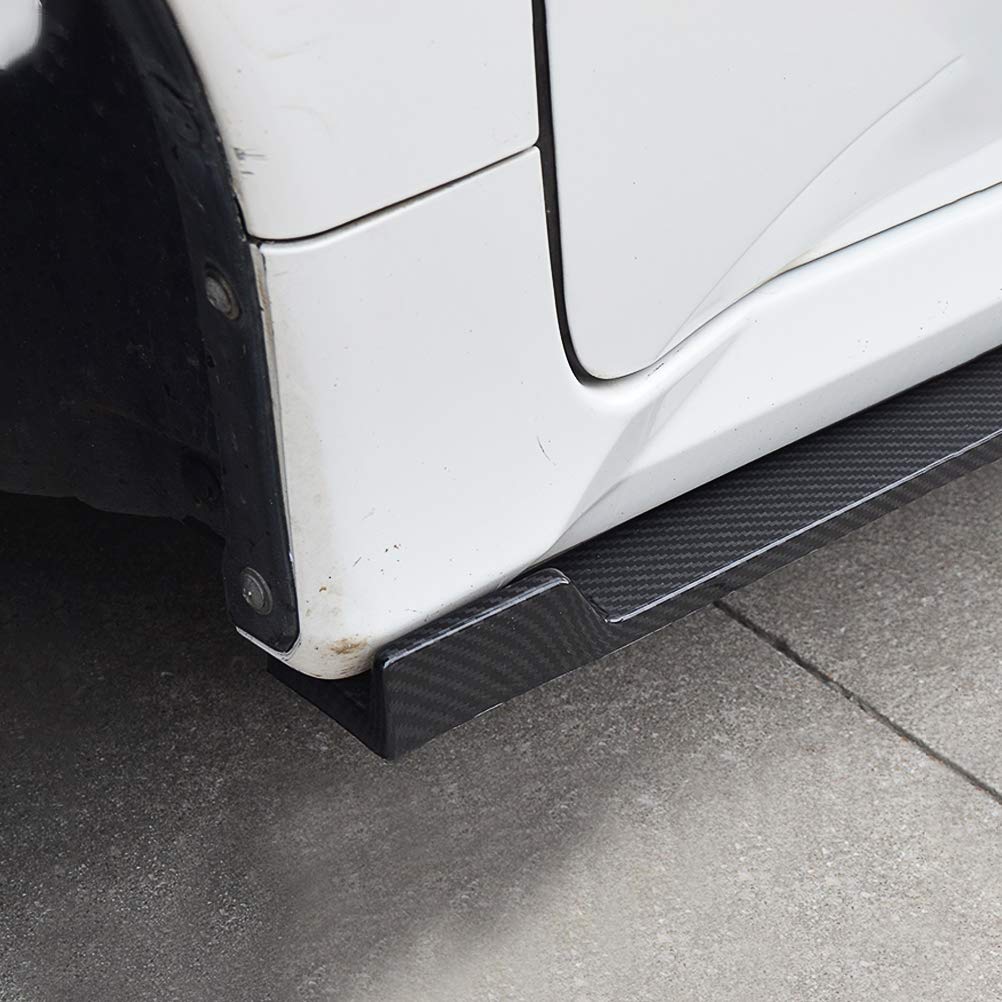 NINTE Carbon Fiber Side Skirts for 2016-2020 Honda Civic 10th Gen Sedan - PP Extension Lip Rocker Panels - Enhance Style & Aerodynamics for Street & Show Cars