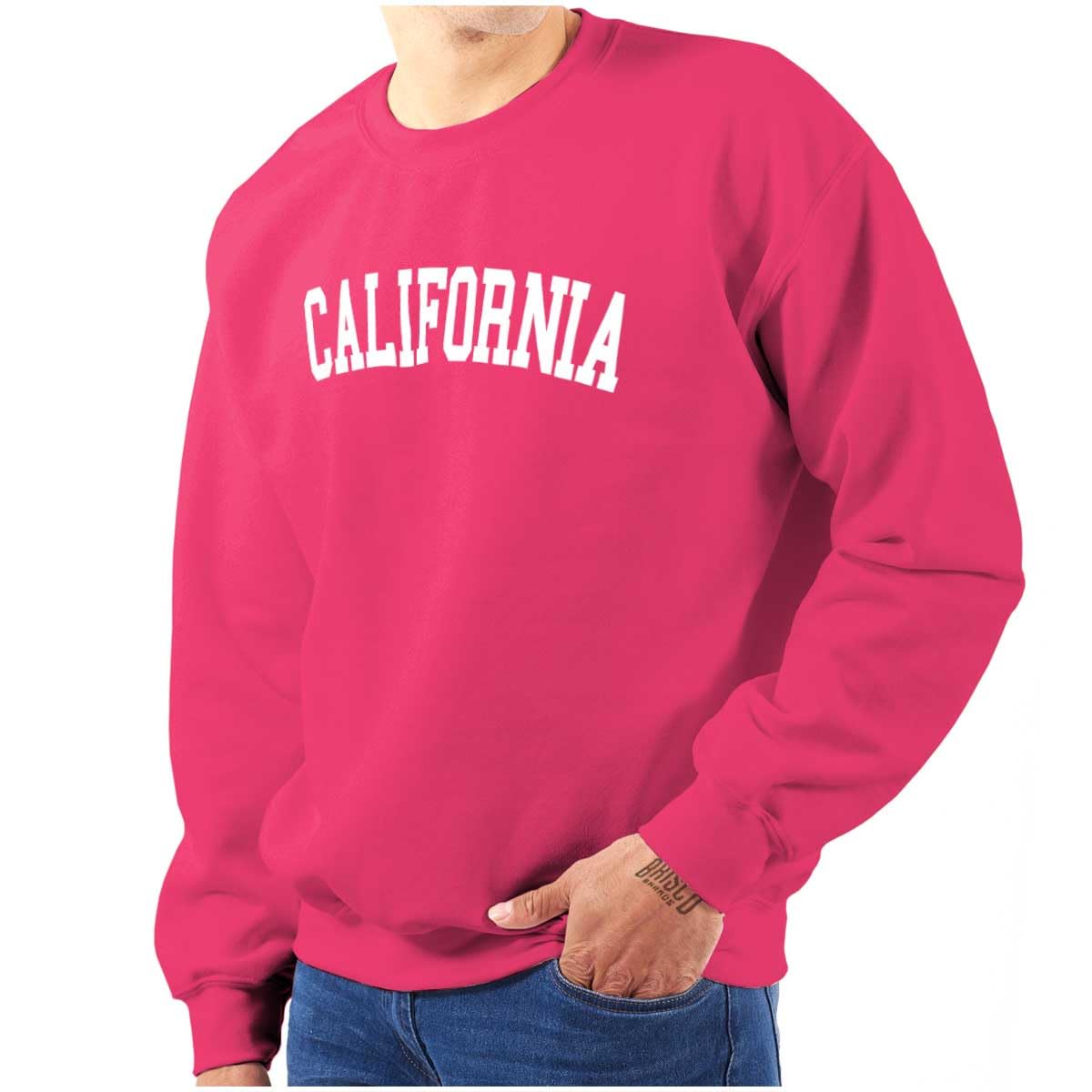 California Simple Traditional Classic Sweatshirt for Men & Women - Unisex Casual Pullover Hoodie for Everyday Wear, Street Style & Outdoor Activities