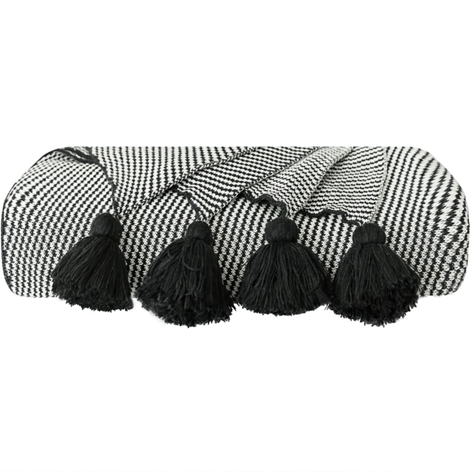 Soft Pure Cotton Knitted Blanket for Sofa & Office - Breathable All-Season Throw Blanket for Home, Air Conditioning Use - Warm & Comfortable Home Decor Gift