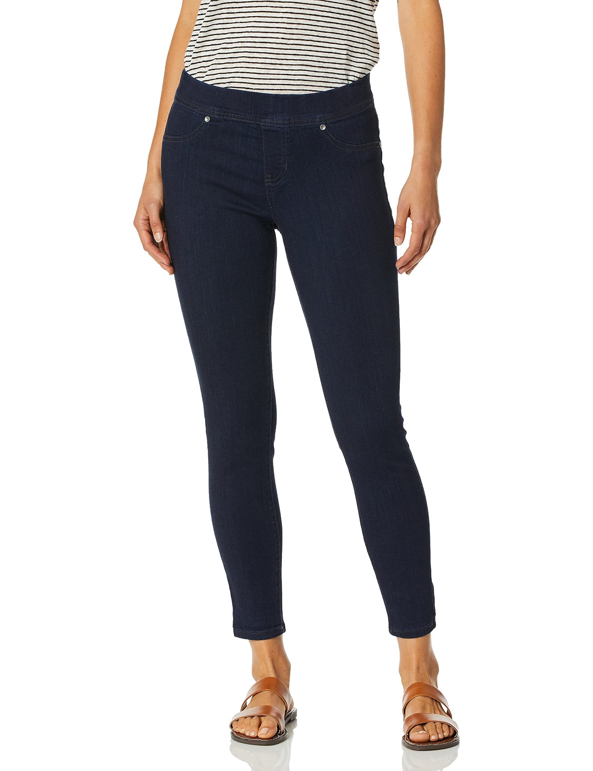 Jag Jeans Women's Chloe Stretch Denim Pull-On Leggings - Comfortable High Waist Skinny Jeans for Casual Wear & Everyday Outfits