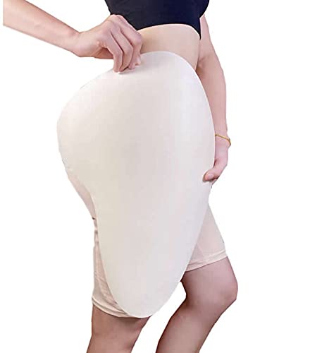 BIMEI 2-Piece Self-Adhesive Thigh & Hip Pads for Body Shaping - XL Beige Silicone Pads for Crossdressing, Cosplay & Enhanced Curves - Perfect for Costumes, Drag Shows & Body Contouring