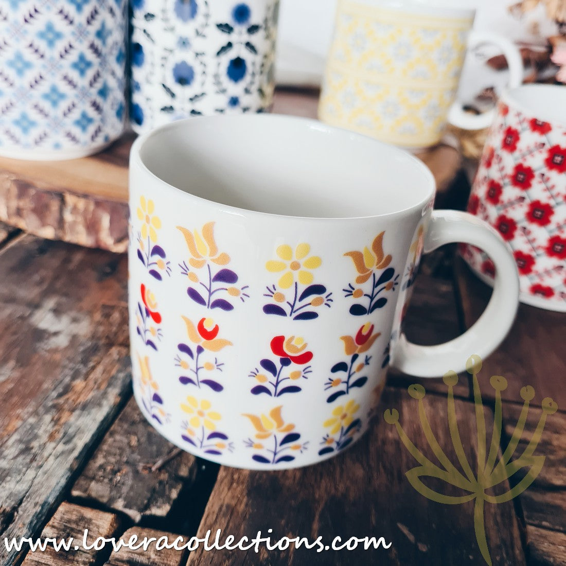 Japanese Fabric Gift Set with Matching Mugs - 65% Off Clearance Sale - Perfect for Home Decor, Tea Time & Thoughtful Presents