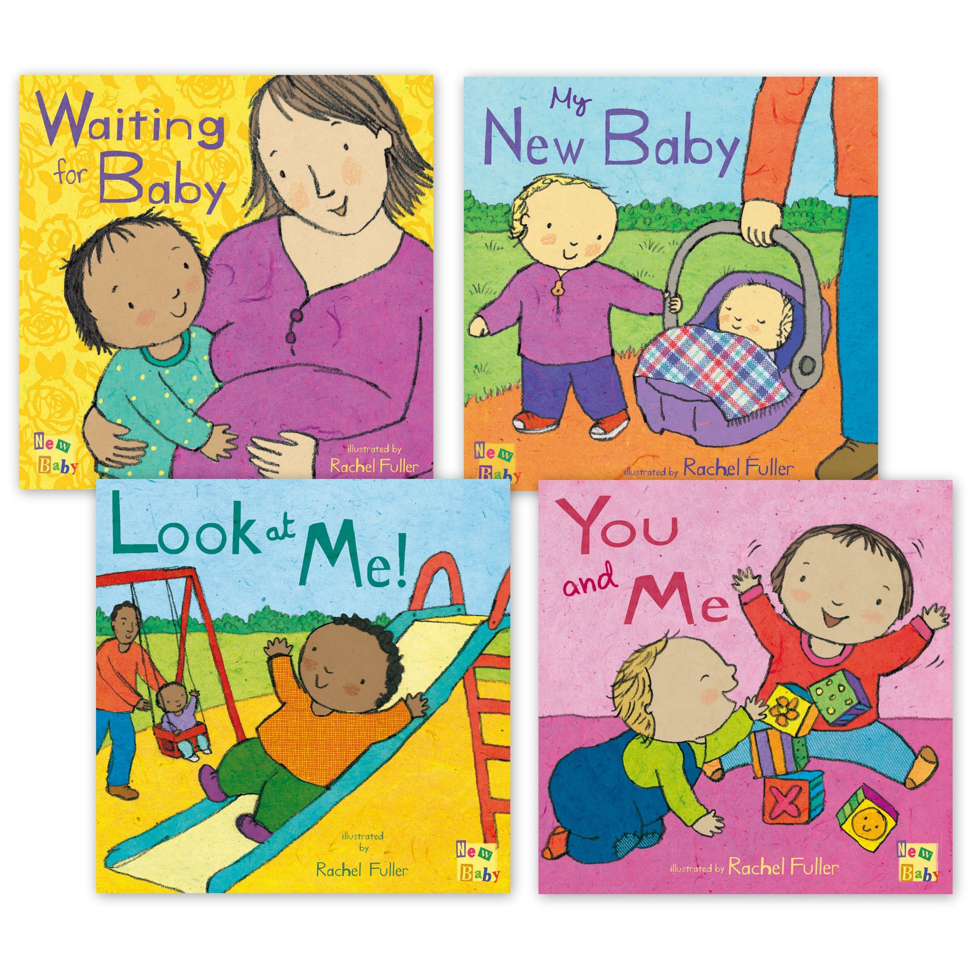 You and Me 4-Piece Board Book Set for Toddlers - Early Learning Books for Babies & Kids - Perfect for Bedtime Stories and Playtime Reading