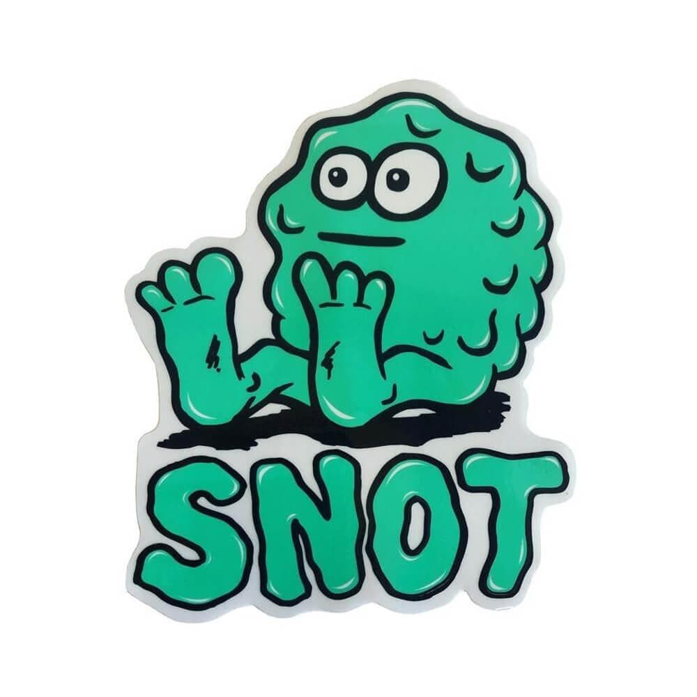 Funny Booger Sticker by Snot Wheel Co. - Small Size Decal for Kids, Teens & Pranksters - Perfect for Laptops, Water Bottles & Notebooks