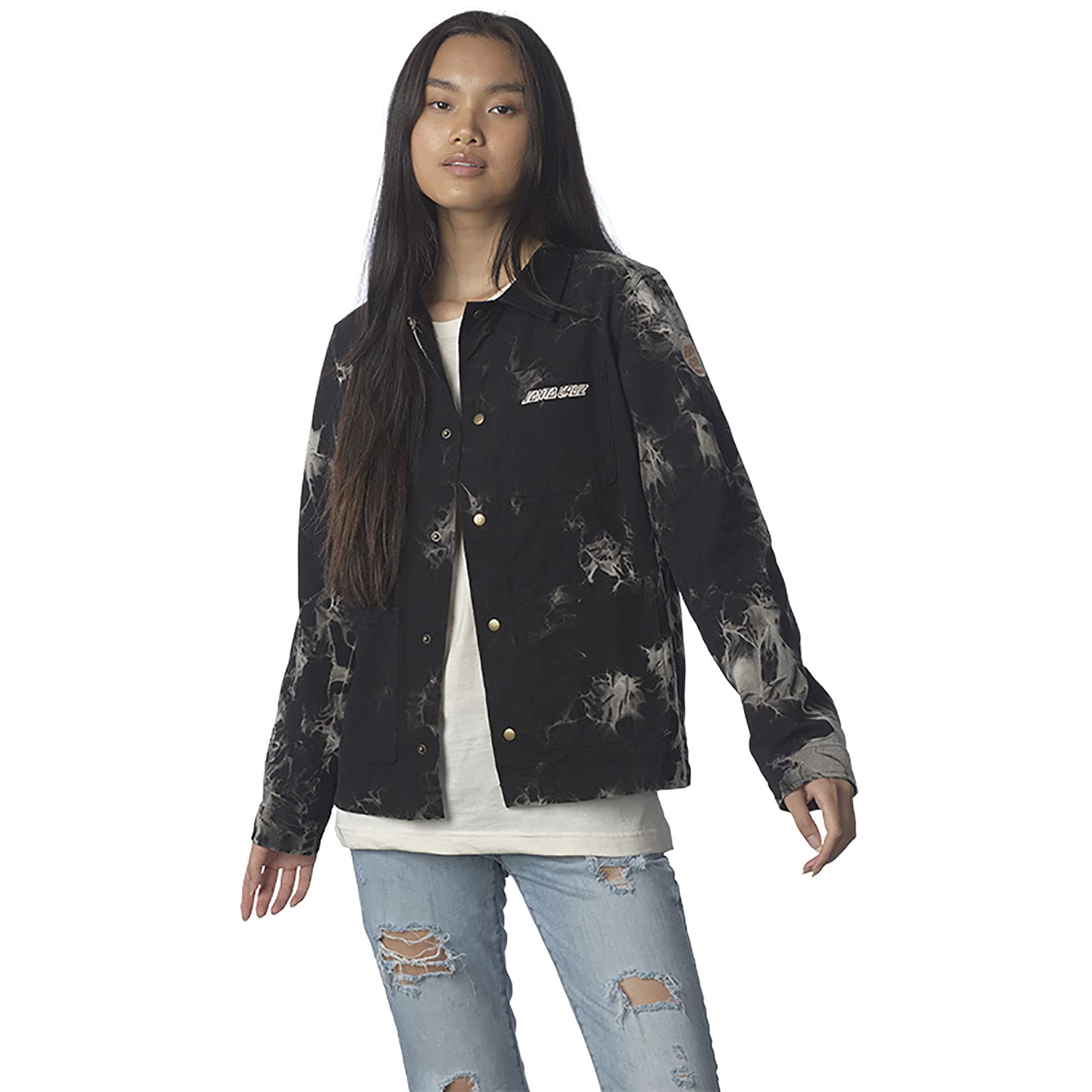Santa Cruz Women's Opus Tie Dye Work Jackets - Stylish & Durable for Outdoor Adventures & Casual Wear