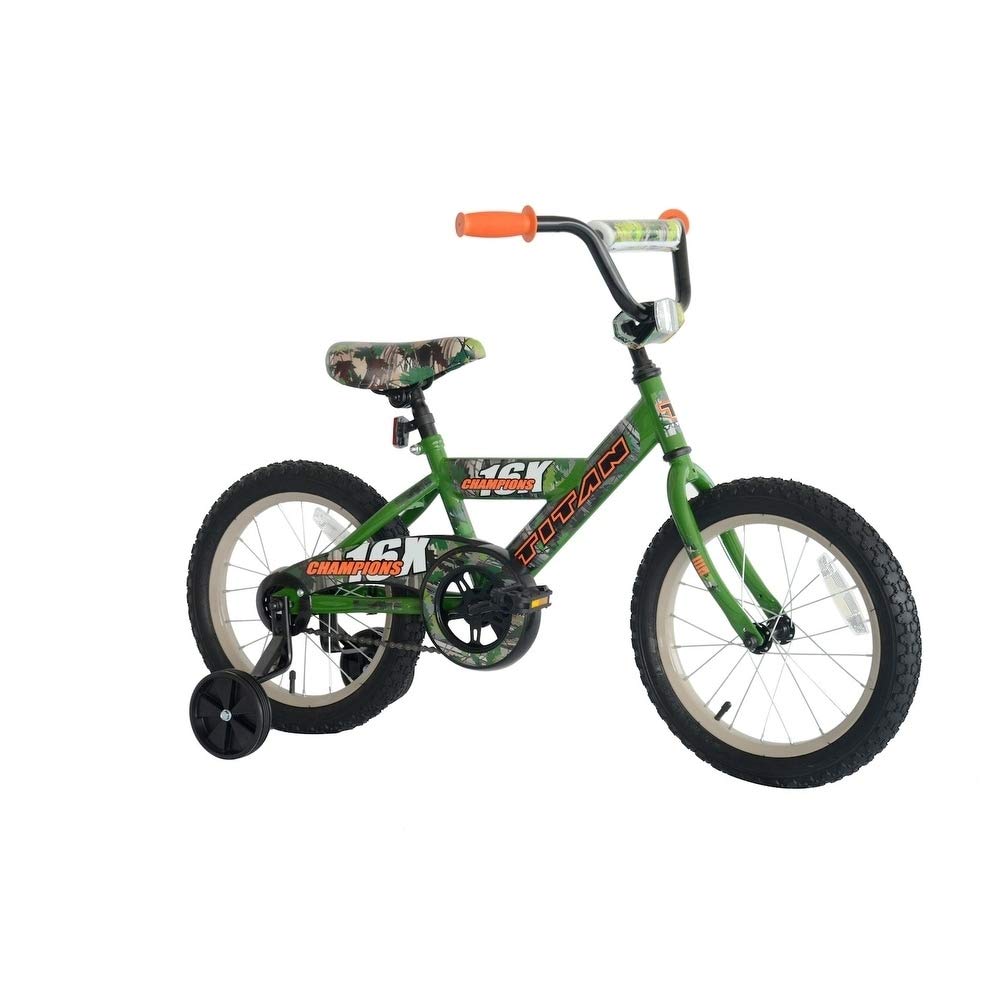 TITAN Champion Deluxe Boys BMX Bike - 20 Inch Lightweight Aluminum Frame, Adjustable Seat - Perfect for Kids Ages 6-12, Street & Park Riding, Stunts & Tricks