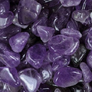 Natural Amethyst Tumbled Pocket Stone - Healing Crystal for Stress Relief & Meditation | Perfect for Home Decor, Office Desk & Travel Companion