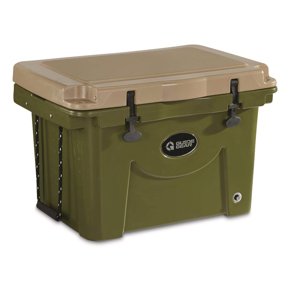 Guide Gear 60 Quart Cooler - Heavy Duty Rolling Cooler with Wheels, Insulated Ice Chest for Camping, Beach, Picnics & Outdoor Adventures