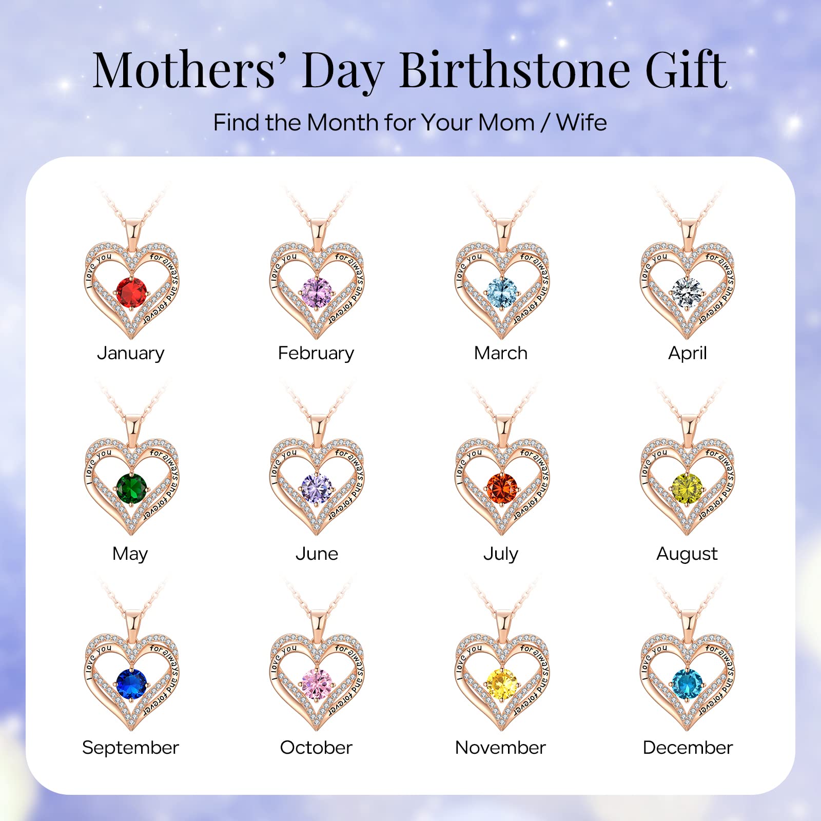 18K Rose Gold Necklaces for Women - Elegant Birthday Gifts for Wife, Girlfriend, Daughter | Perfect for Anniversary, Mother's Day, Christmas & Valentine's Day | Jewelry Gift for Special Occasions & Everyday Wear