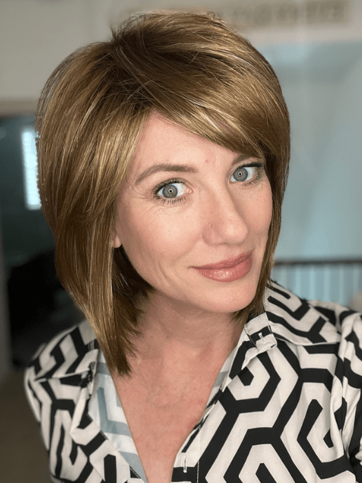 Cameron Synthetic Wig with Basic Cap - Natural Look & Comfortable Fit for Daily Wear, Cosplay, and Special Occasions