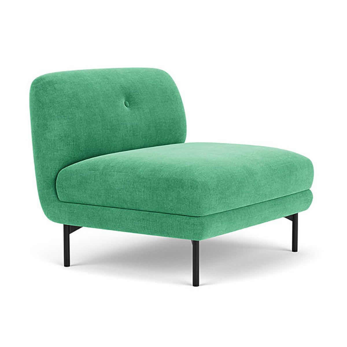 Alfred Fabric Modular Sectional Sofa (Armless) - Modern Living Room Furniture for Small Spaces & Apartments