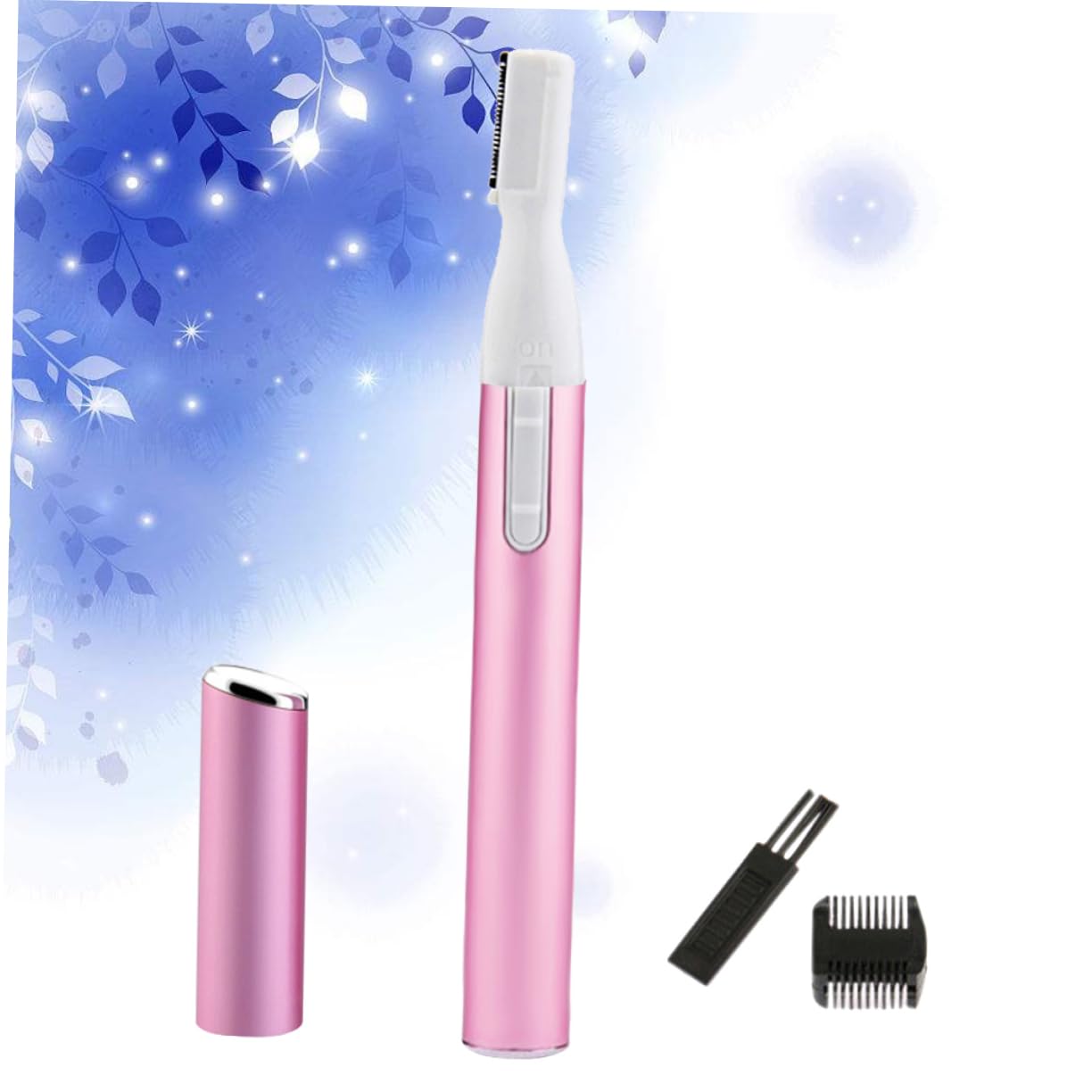 Electric Facial Hair Remover for Women - Eyebrow, Bikini & Foot Trimmer | Painless Hair Removal Device for Smooth Skin at Home & Travel