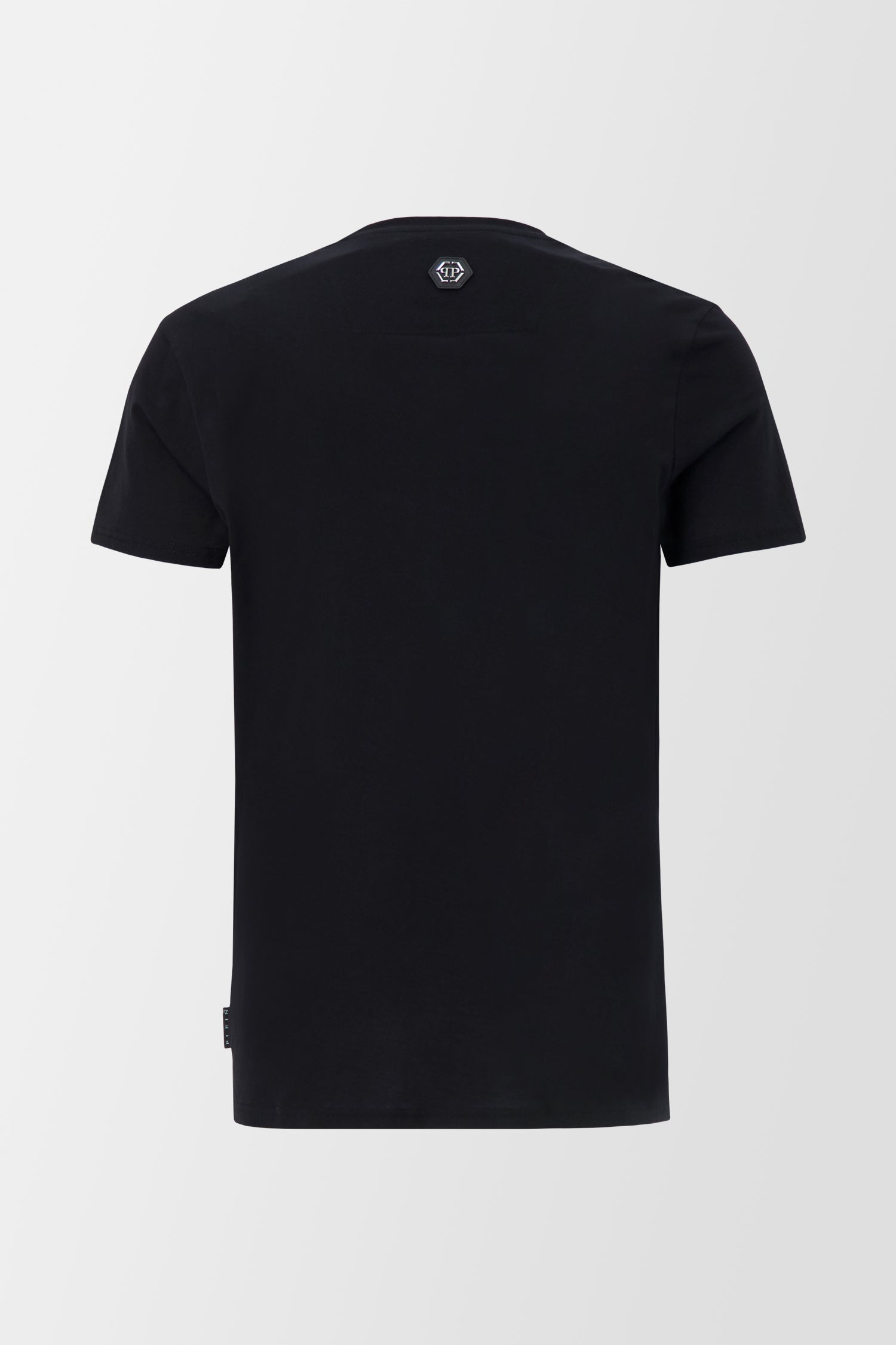 Philipp Plein Black SS Hexagon T-Shirt for Men - Stylish Casual Tee for Streetwear & Everyday Outfits