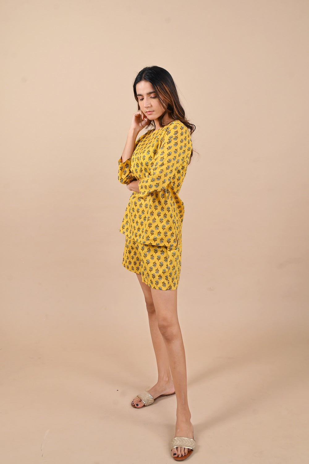 Premium Jasmine Night Lounge Set for Women - Soft & Comfortable Sleepwear Pajama Set - Perfect for Relaxing at Home, Lounging & Sleeping