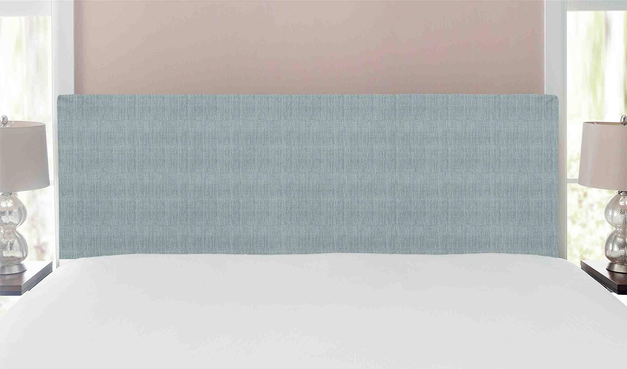 Ambesonne Faux Suede Queen Size Headboard - Digitally Printed Upholstered Bed Headboard with Memory Foam - Pale Green Decorative Metal Headboard for Bedroom & Dorm Furniture | Perfect for Modern Home Decor & Guest Room Accent