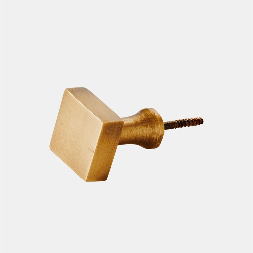 Stainless Steel Brass Screw Hooks - Heavy Duty Hanging Hooks for Home, Garden, and DIY Projects - Perfect for Hanging Plants, Lights, and Decor