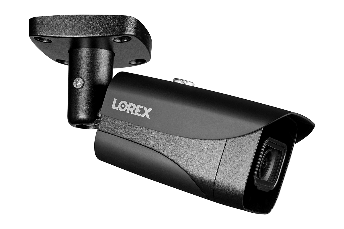 Lorex 4K Ultra HD Wired Bullet Security Camera with Color Night Vision - Outdoor Home Surveillance, Business Security Monitoring, Day & Night Protection