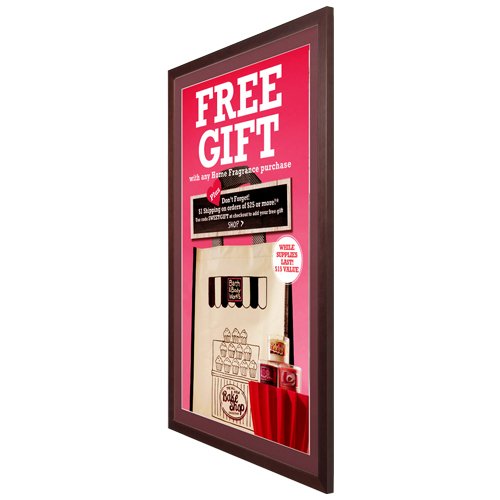 12x16 Wood Picture Frame with Mat - Premium Poster Display for Wall Art, Photos & Certificates - Perfect for Home, Office & Gallery Decor