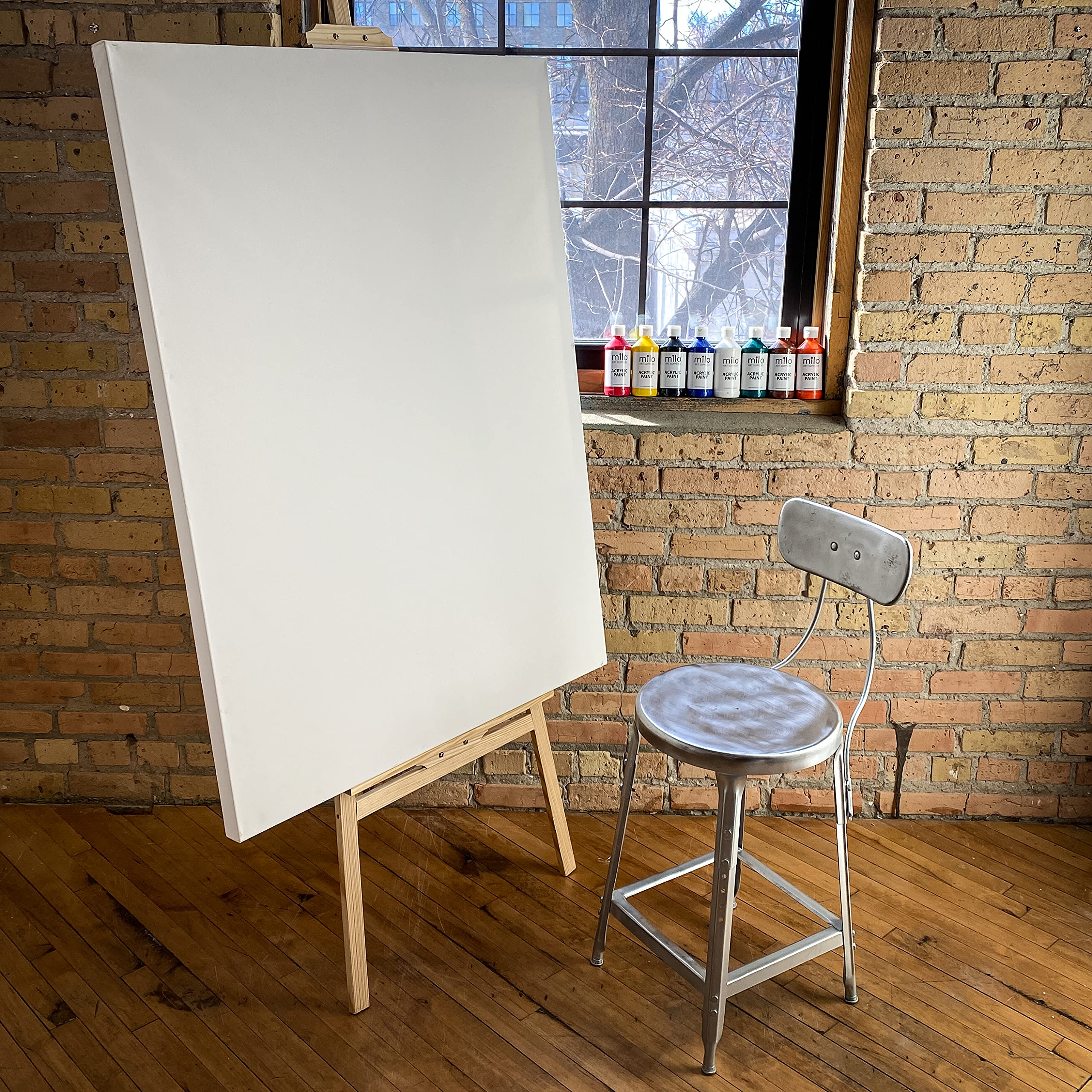 Milo Stretched Artist Canvas - 36x48 Inches, 2 Pack, 1.5