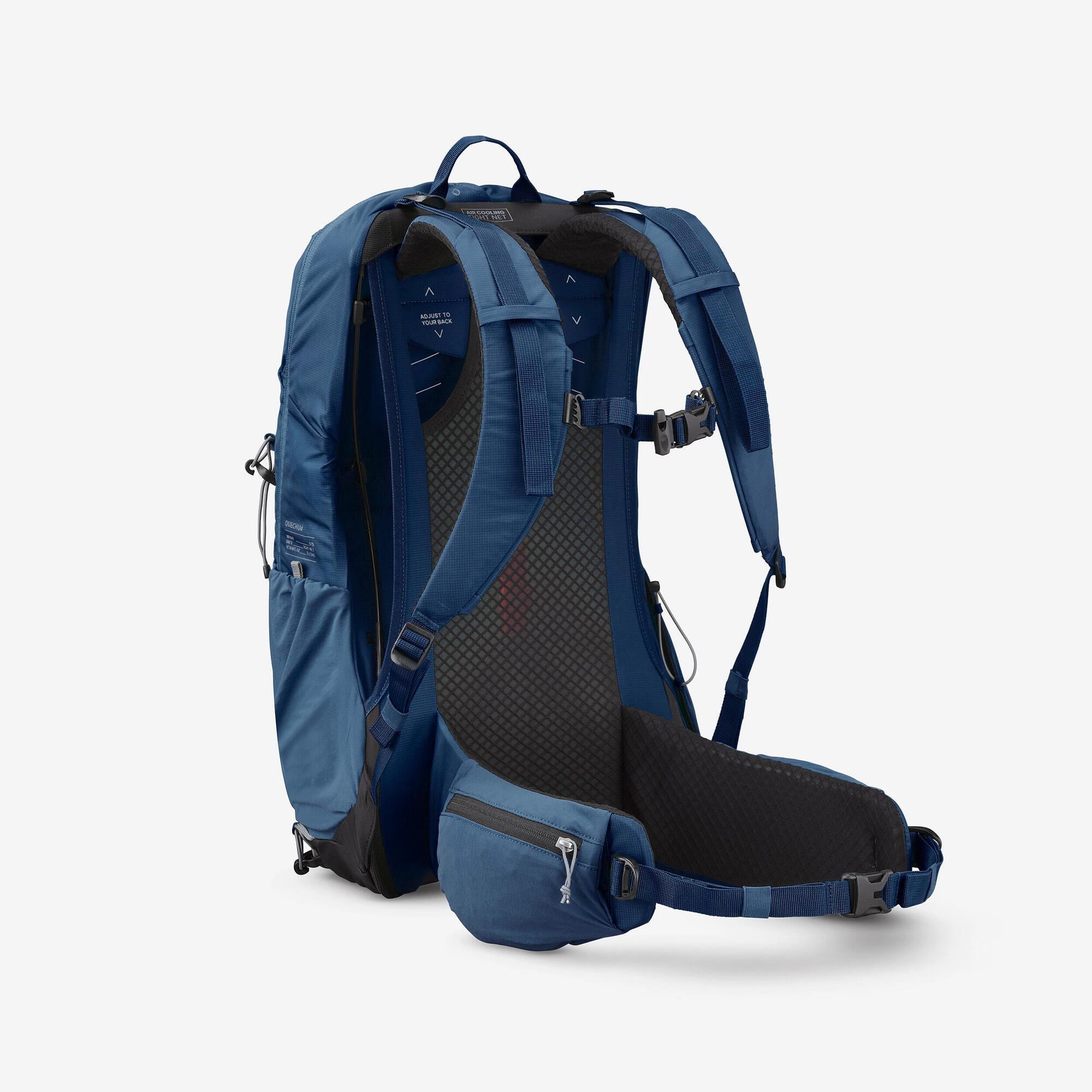Quechua MH500 25L Lightweight Hiking Backpack for Men & Women - Water-Resistant Daypack for Outdoor Adventures, Camping & Travel