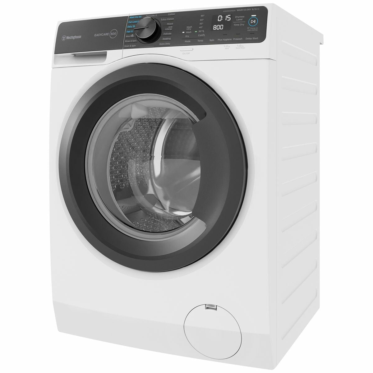 Westinghouse 9kg/5kg Front Load Washer Dryer Combo WWW9024M5WA - Perfect for Apartments, Laundry Rooms & Small Spaces