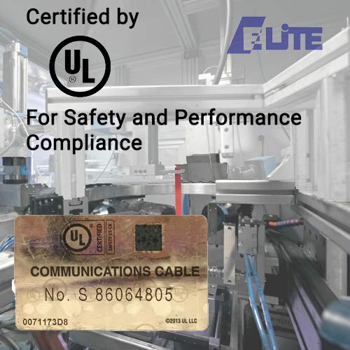 Infinity Cable Products Cat6 Riser (CMR) Ethernet Cable 1000ft - 23AWG UTP Solid Pure Bare Copper, 550MHz, UL Certified, Easy Pull Reelex II Box - Bulk LAN Network Cable for Office, Home & Data Center Installations