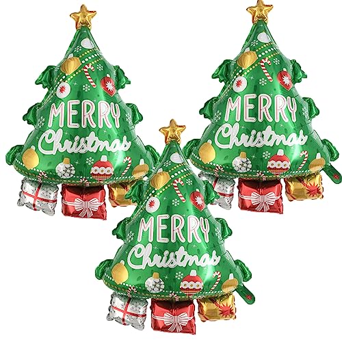 Christmas Tree Foil Balloons