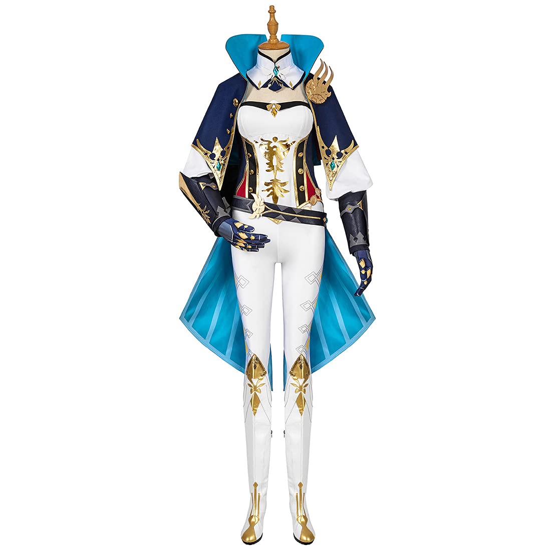 Genshin Impact Jean Cosplay Costume - Official RAVPump Outfit for Anime Conventions & Halloween Parties