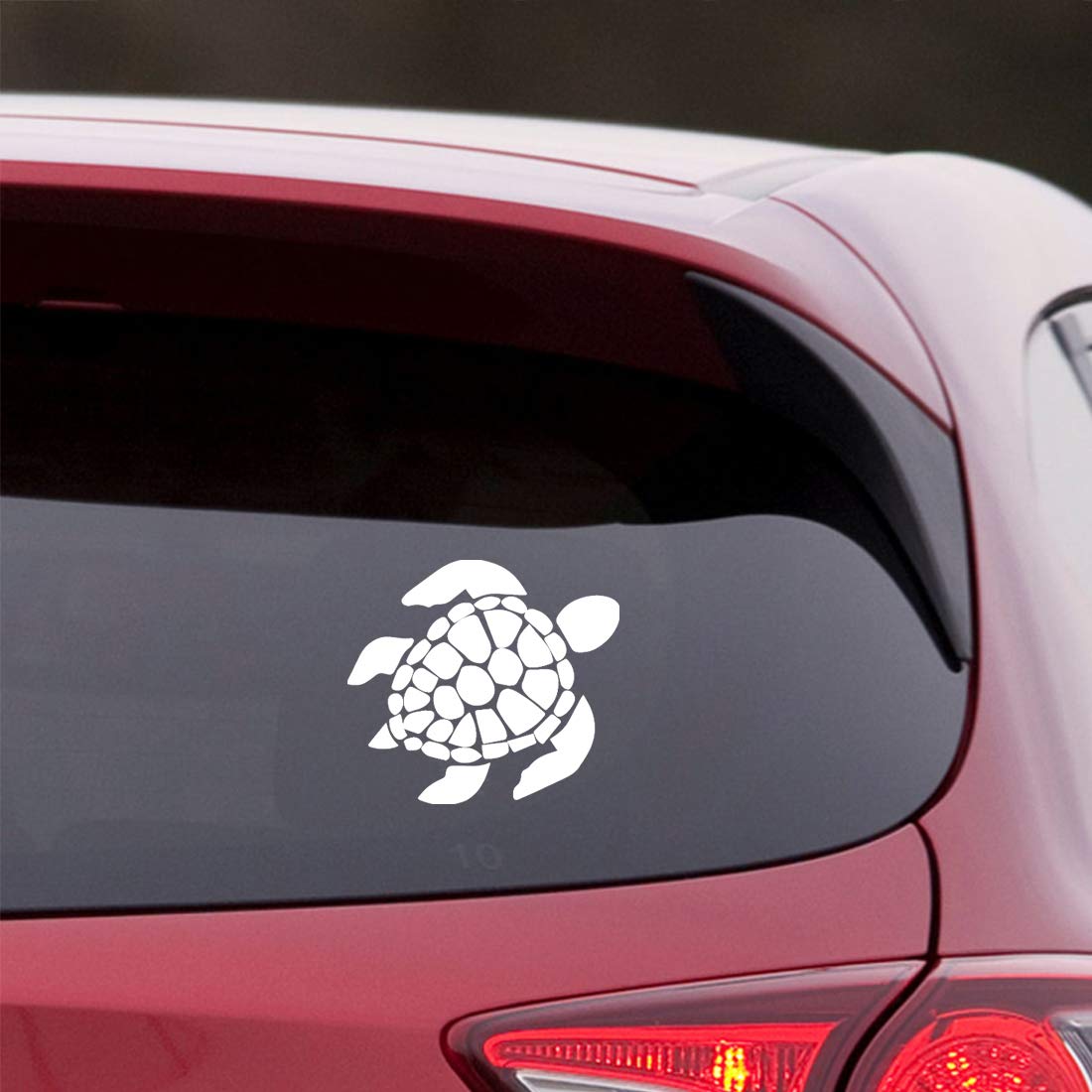Premium Waterproof Vinyl Decal Stickers Set of 2 - Sea Turtle Ocean Design for Laptop, Phone, Helmet, Car Window, Bumper, Mug, Cup, Wall & Door Decoration - Perfect for Beach Lovers & Marine Life Enthusiasts