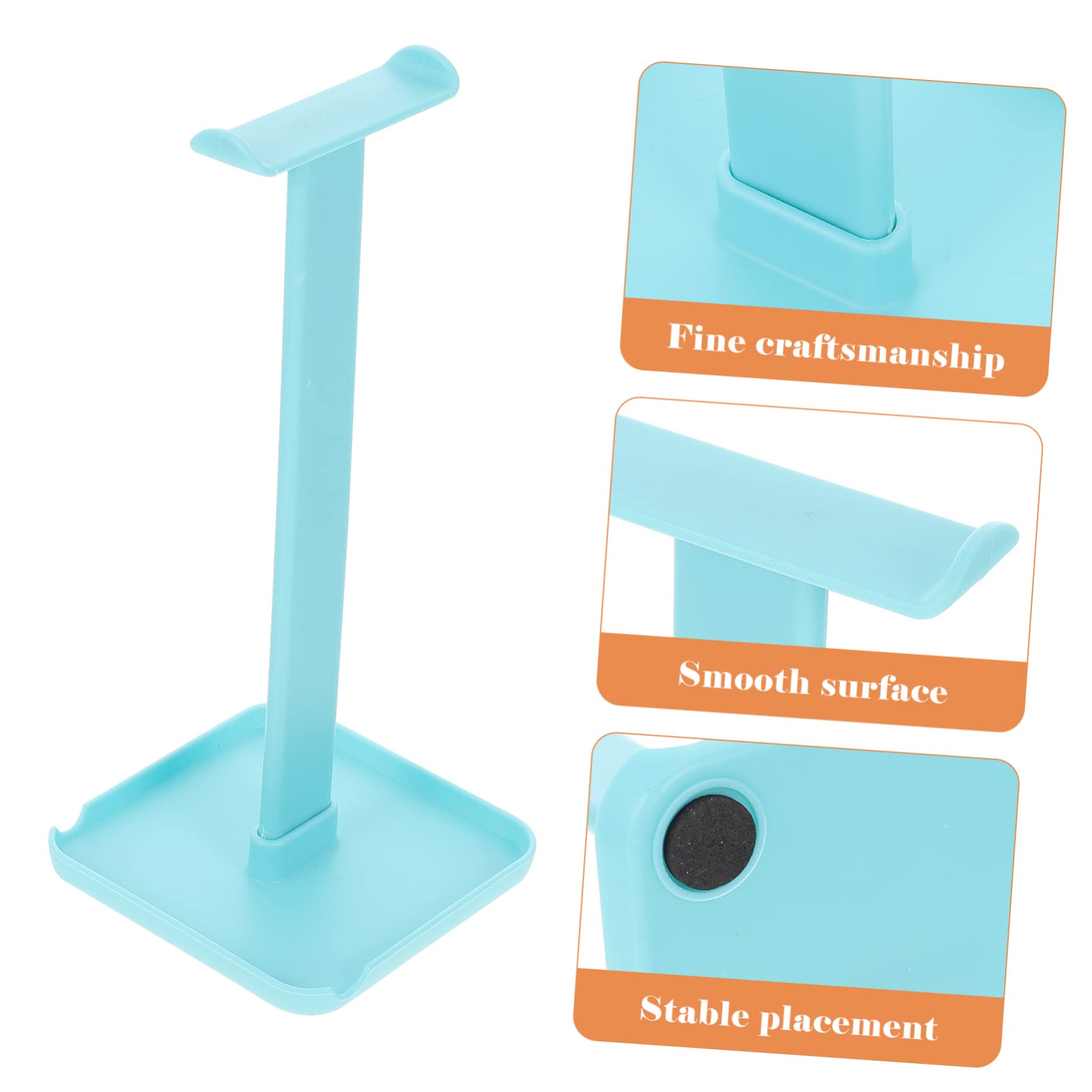 Alipis Desktop Earphone Stand Holder - Detachable Plastic Organizer for Headphones, Computer Accessories & Office Supplies - Perfect for Desk Organization, Gaming Setup & Workspace Storage