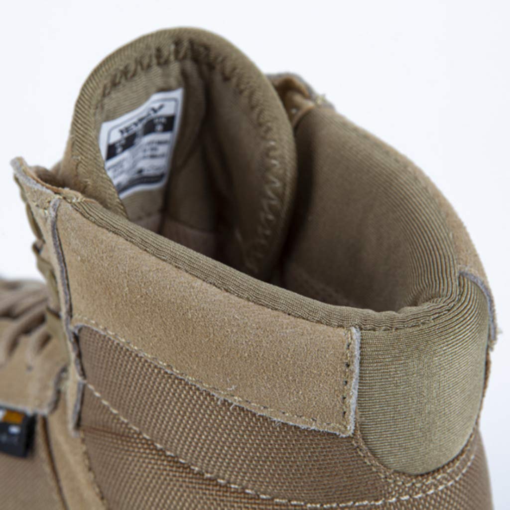 Men's Tactical Boots - Military Combat Shoes for Outdoor, Jungle & Desert - High-Top Camouflage Hiking Boots (Beige, Size 41/UK 7.5/US 8) - Perfect for Adventure, Survival Training & Outdoor Activities - Ideal for Hiking, Hunting, Camping & Military Use