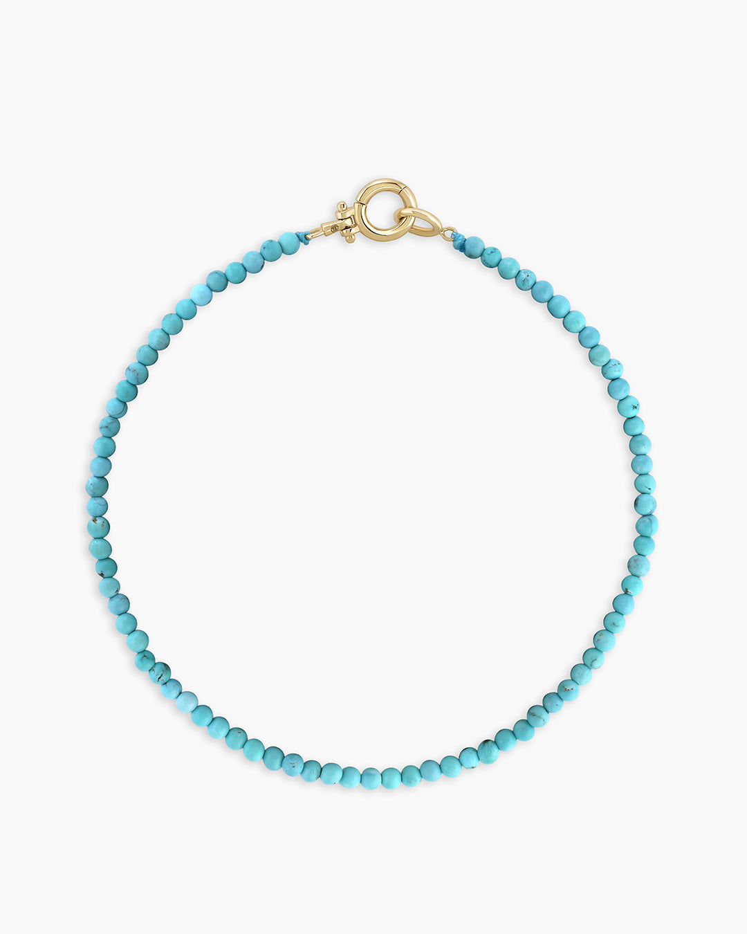 14k Gold Mini Turquoise Bracelet for Women - Dainty Adjustable Stackable Bracelet - Perfect for Everyday Wear, Gifts & Boho Style