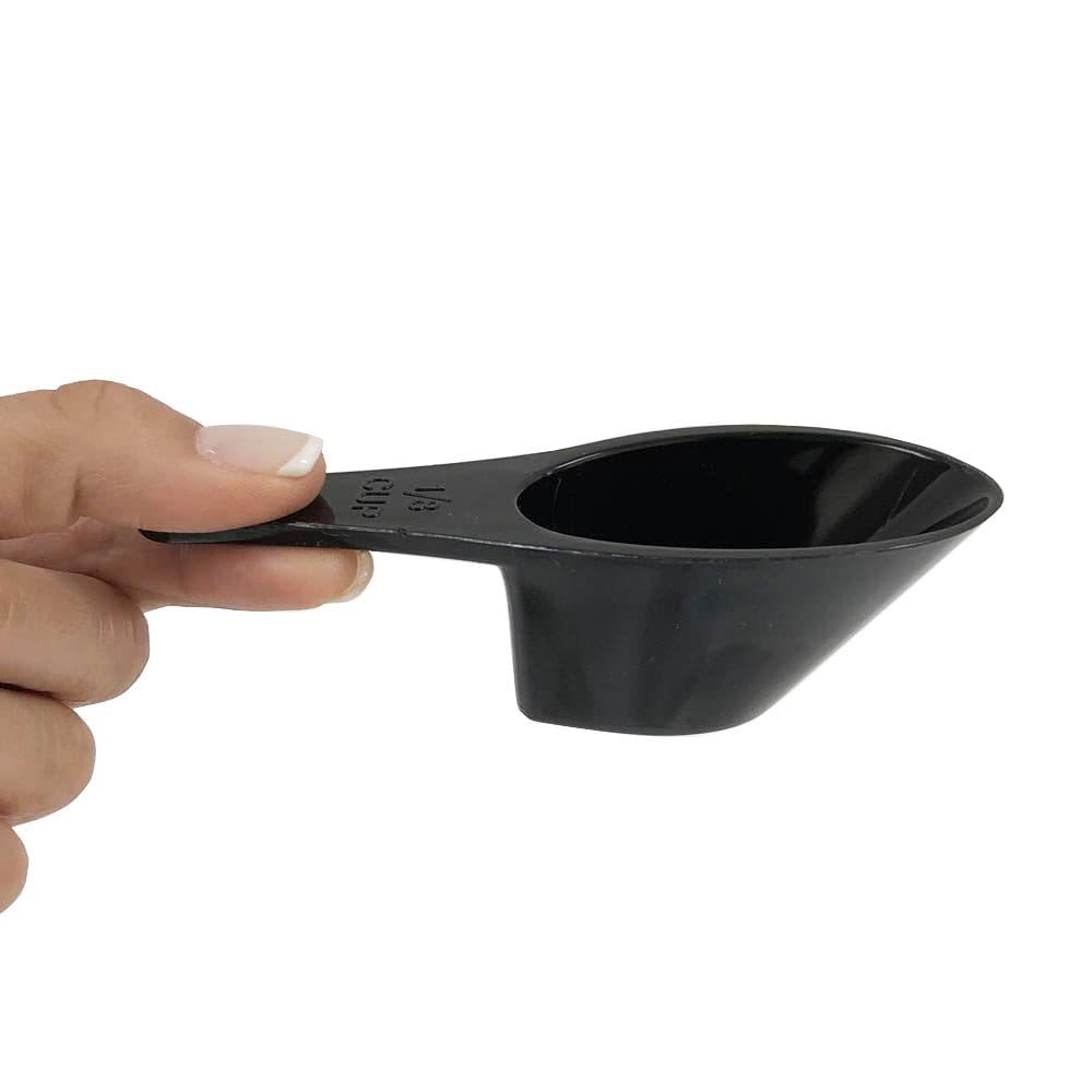 2 Pack Coffee Scoop Measuring Spoons - 1/8 Cup Stainless Steel Coffee Scoop for Ground Coffee, Espresso, Tea & Sugar - Perfect for Coffee Makers, French Press & Kitchen Measuring